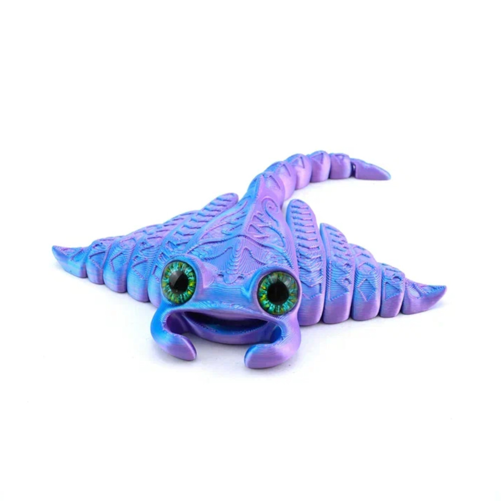 Игрушка 3D "Скат Монти" 12 см, цвет ассорти