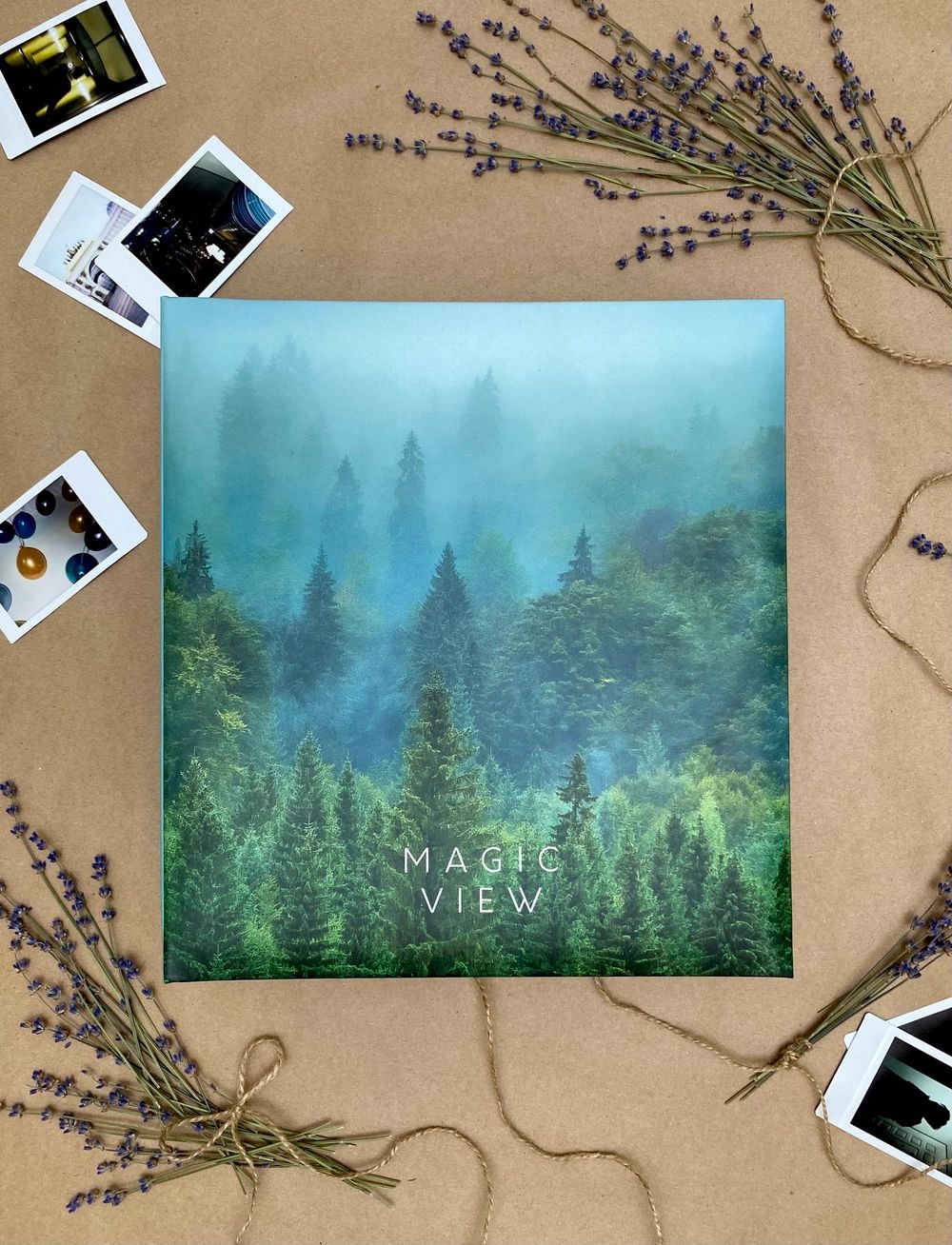 Фотоальбом магнитный 50л  23*28см кольца, Magic view. Туман