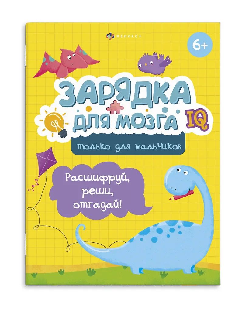 Книга "Зарядка для мозга. Только для мальчиков" А4 12стр.