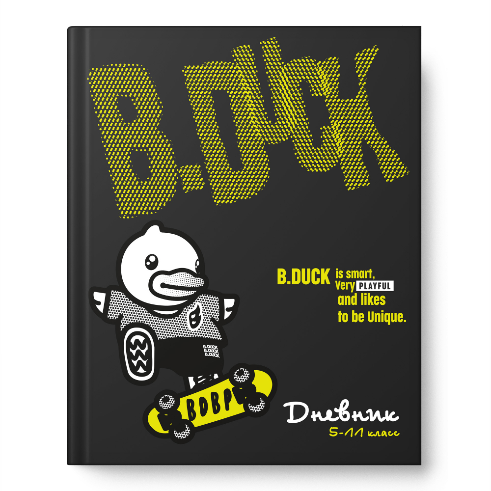 Дневник старш кл. обл. 7БЦ "B.Duck" мат.лам., 48л.