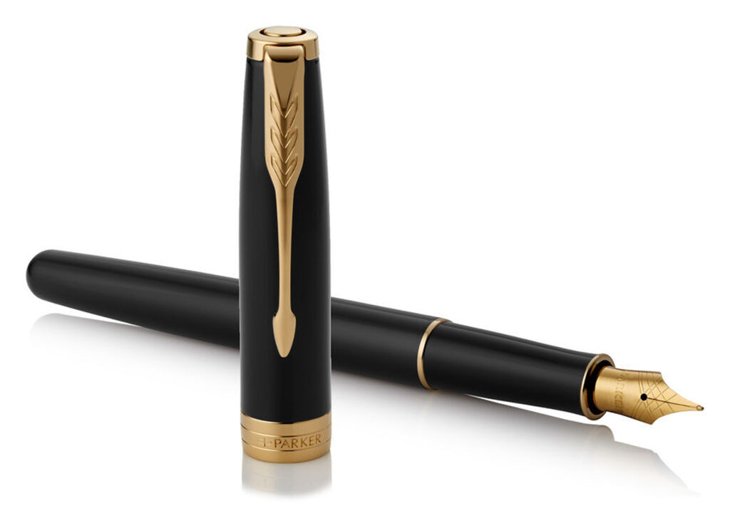 Parker Sonnet Перьевая ручка Black GT FP F GB