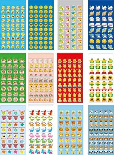 Набор наклеек-оценок 11*22см "Ассорти"