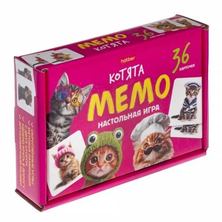 Игра Мемо "Котята"  (36 карточек)