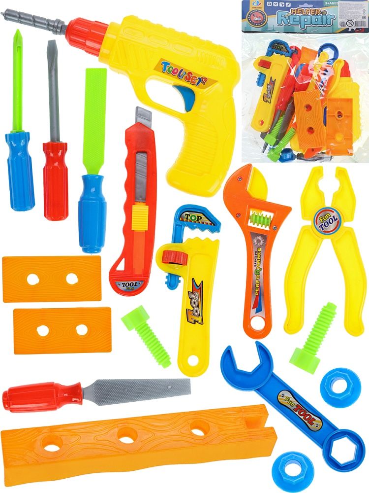 Игровой набор для мальчиков 17 предметов "Мастер"