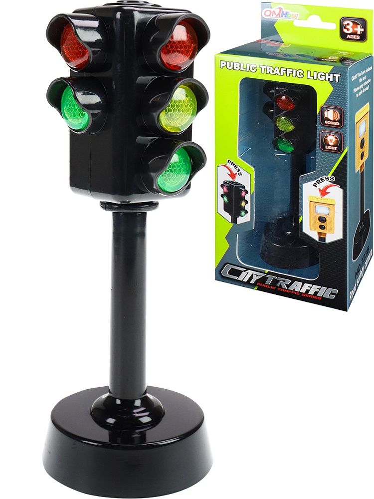 Светофор 11см, 3*AG3 в комплекте