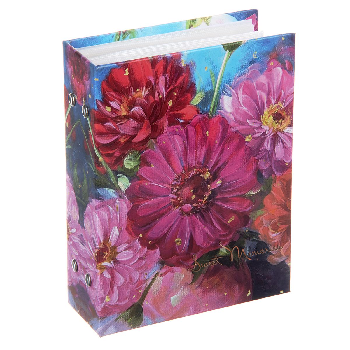 Фотоальбом 100 фото 10*15см Герберы