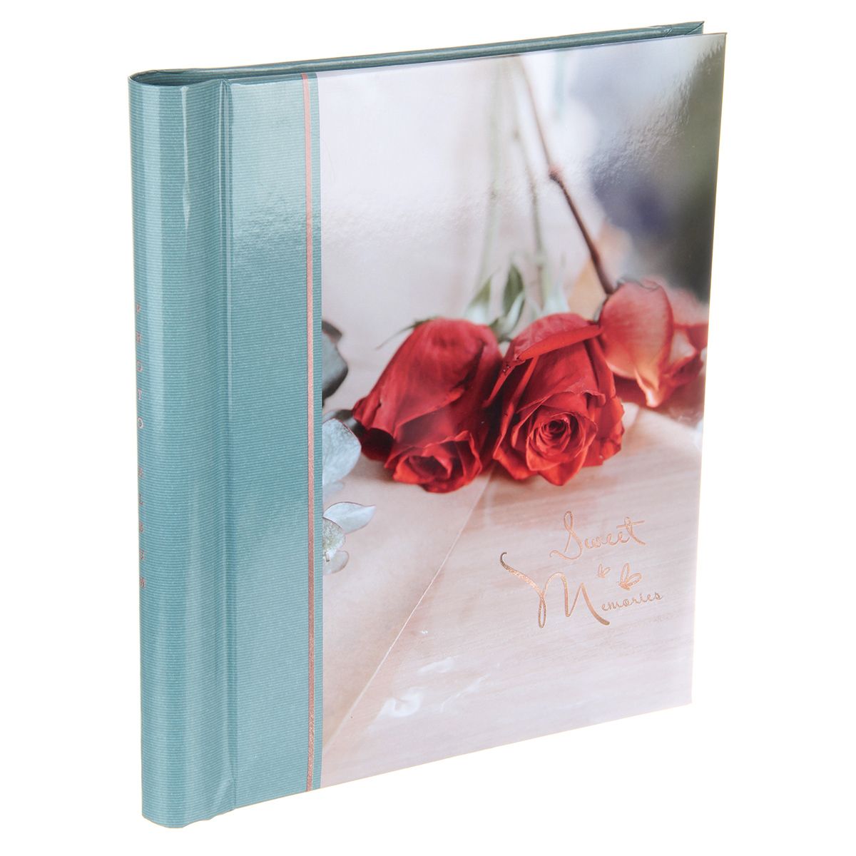 Фотоальбом магнитный 20л  23*28см спир. Розы