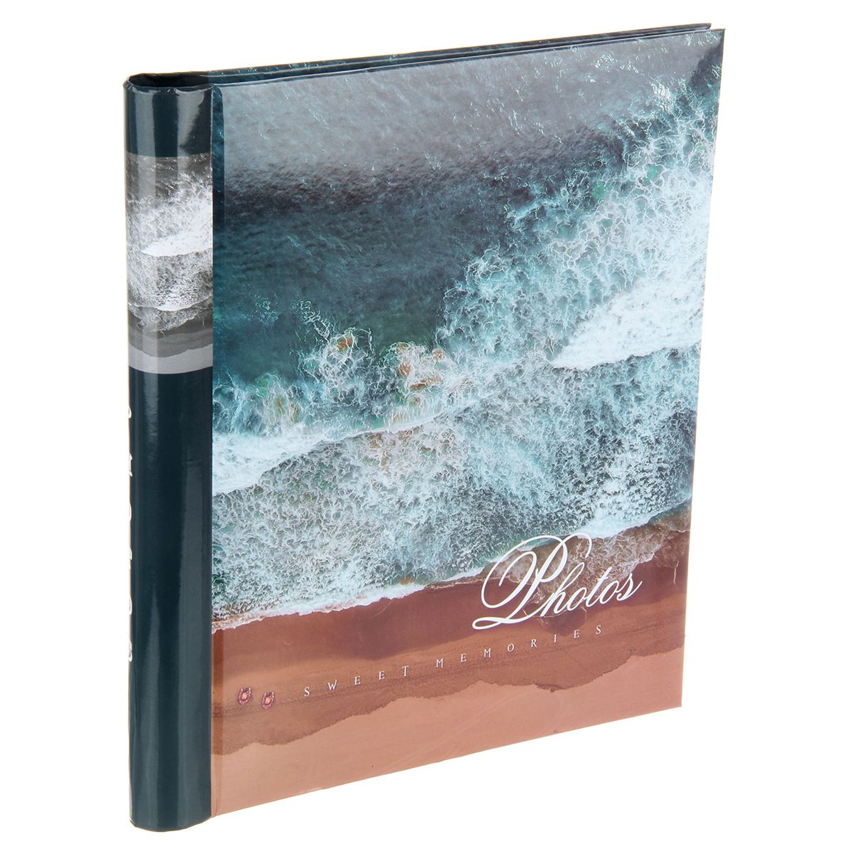 Фотоальбом магнитный 20л  23*28см спир. Волны