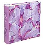 Фотоальбом 200 фото 10*15см Листья, бум.карм.с мемо, книжн. пер-т