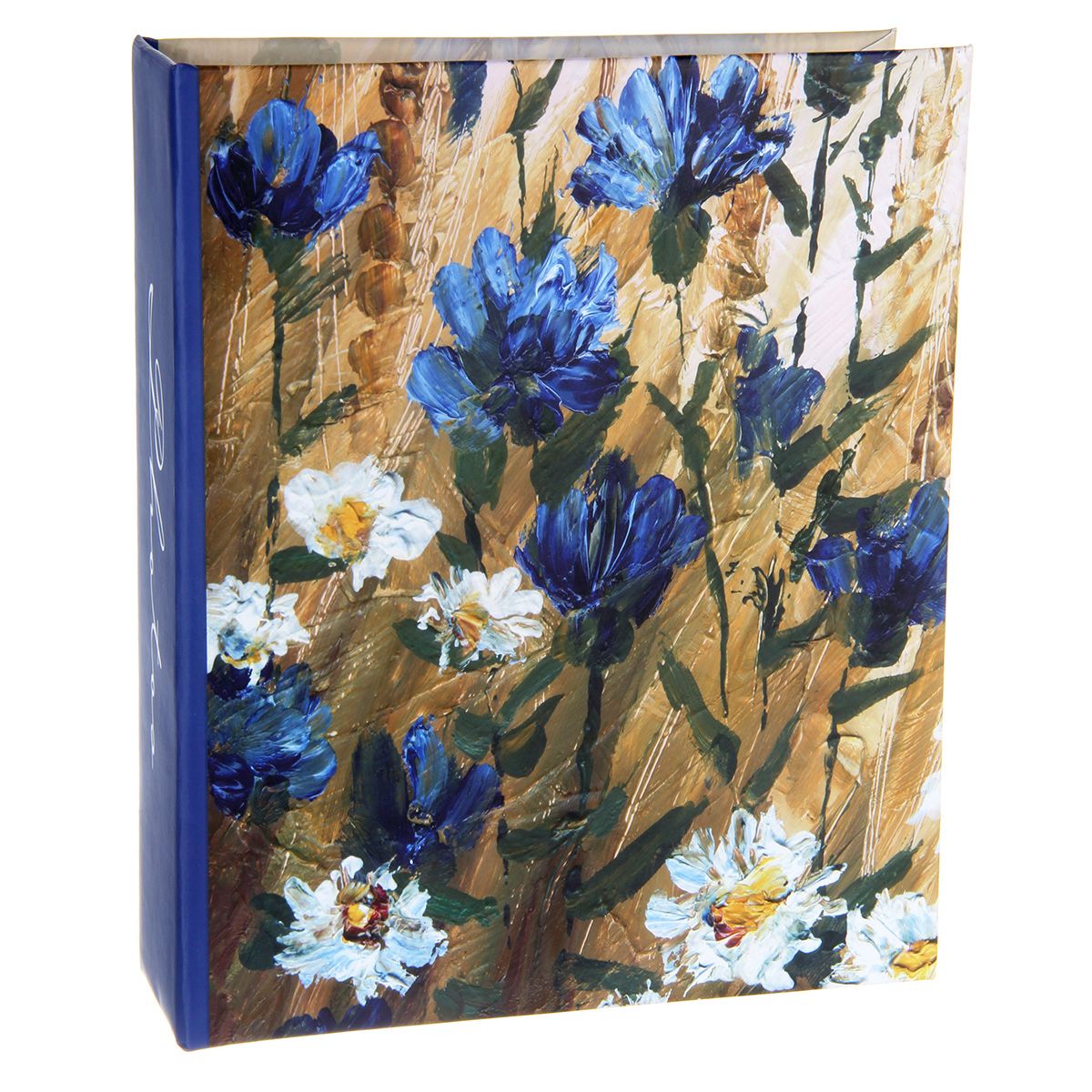 Фотоальбом 200 фото 10*15см Васильки и ромашки