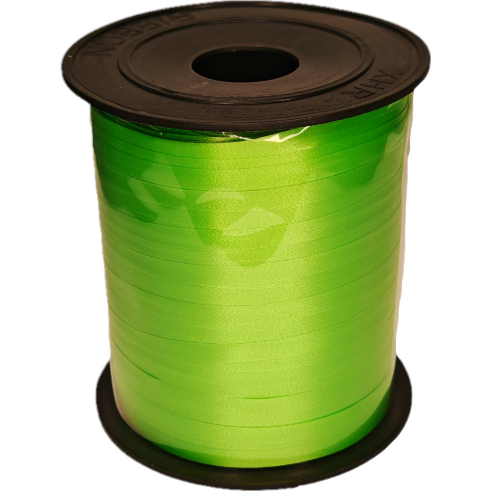 Лента упаковочная ПВХ 5мм*228м, матовая, зеленая