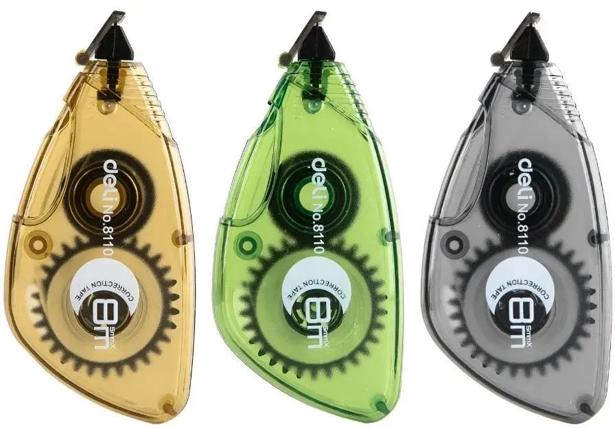 Корректирующая лента Deli 5мм*8м, ассорти