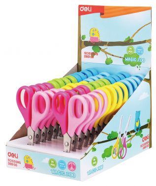 Ножницы детские Deli Neon 11,5см, цвет ассорти