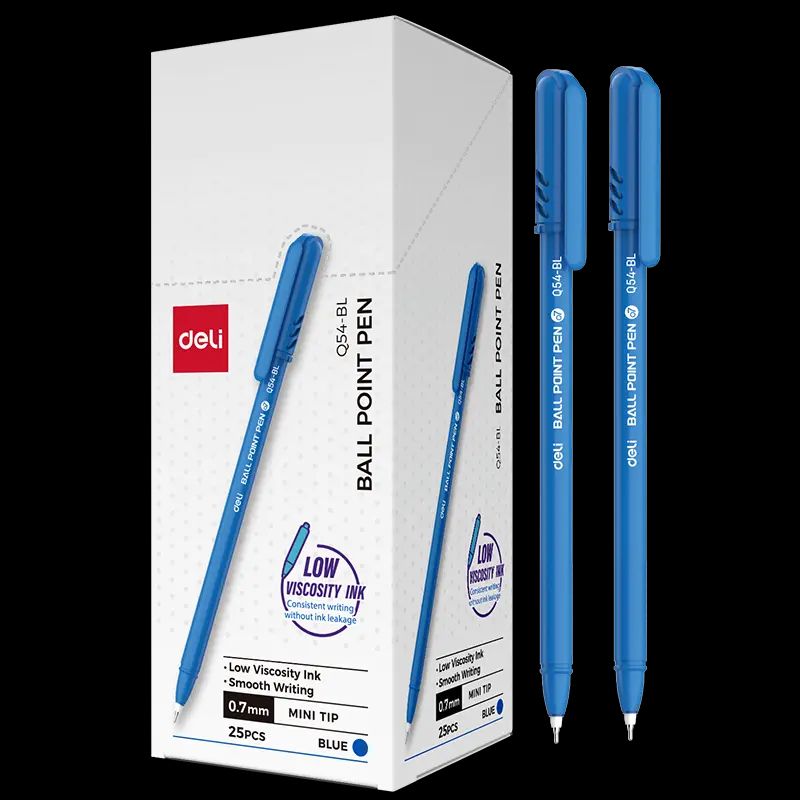 Ручка шар. Deli синяя, 0,7мм