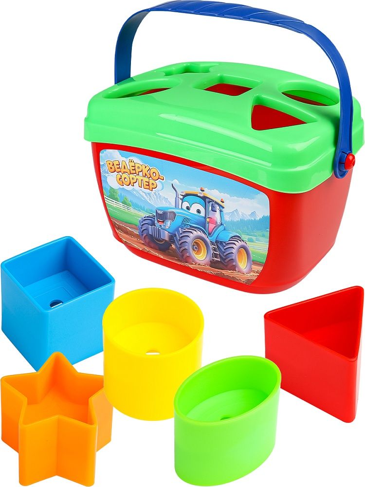 Сортер "Веселый трактор" 1+