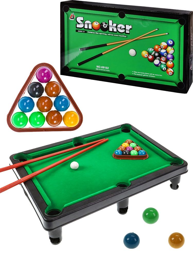 Игра настольная "Бильярд" 34*19см