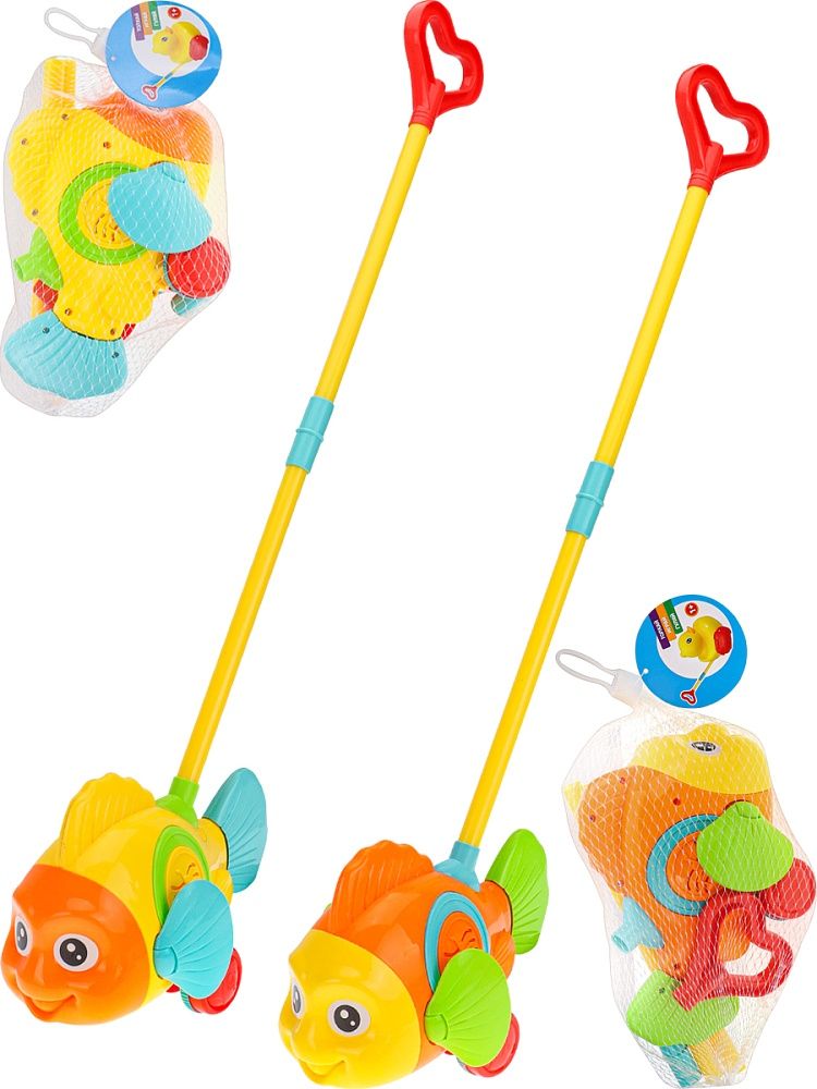 Каталка 21*16см "Рыбка"