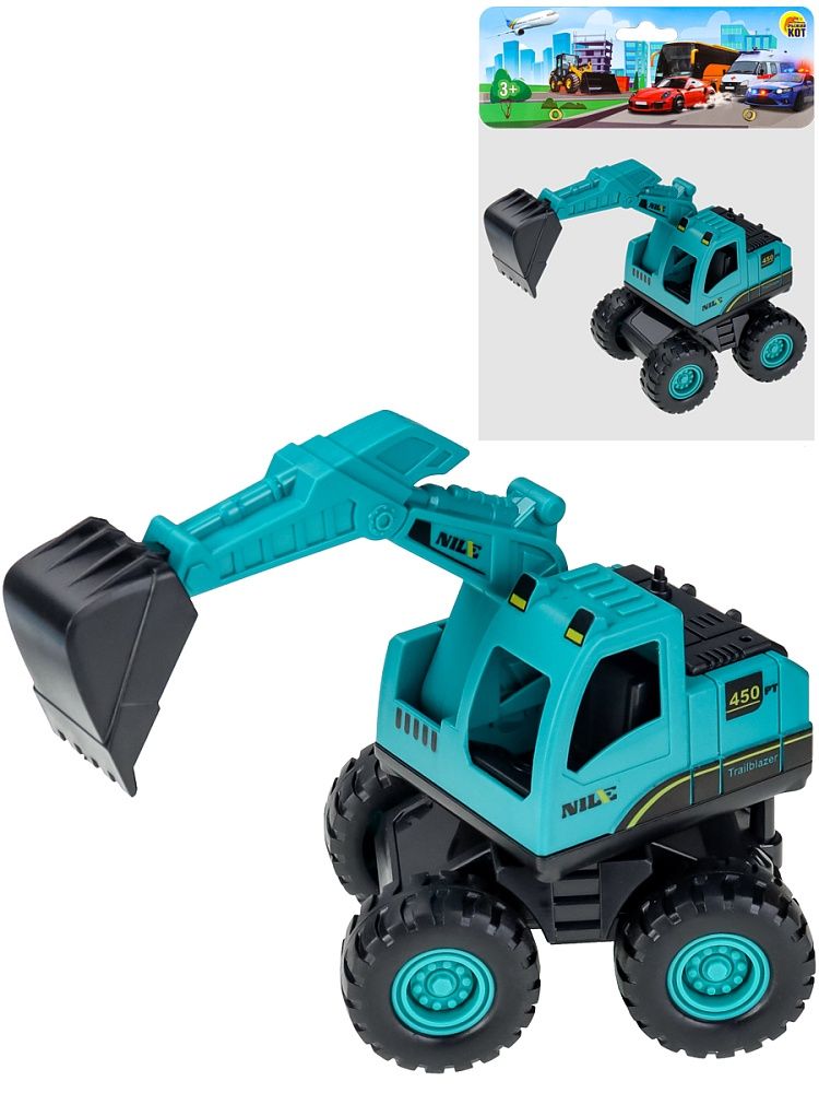 Машинка инерционная 19 см "Экскаватор"