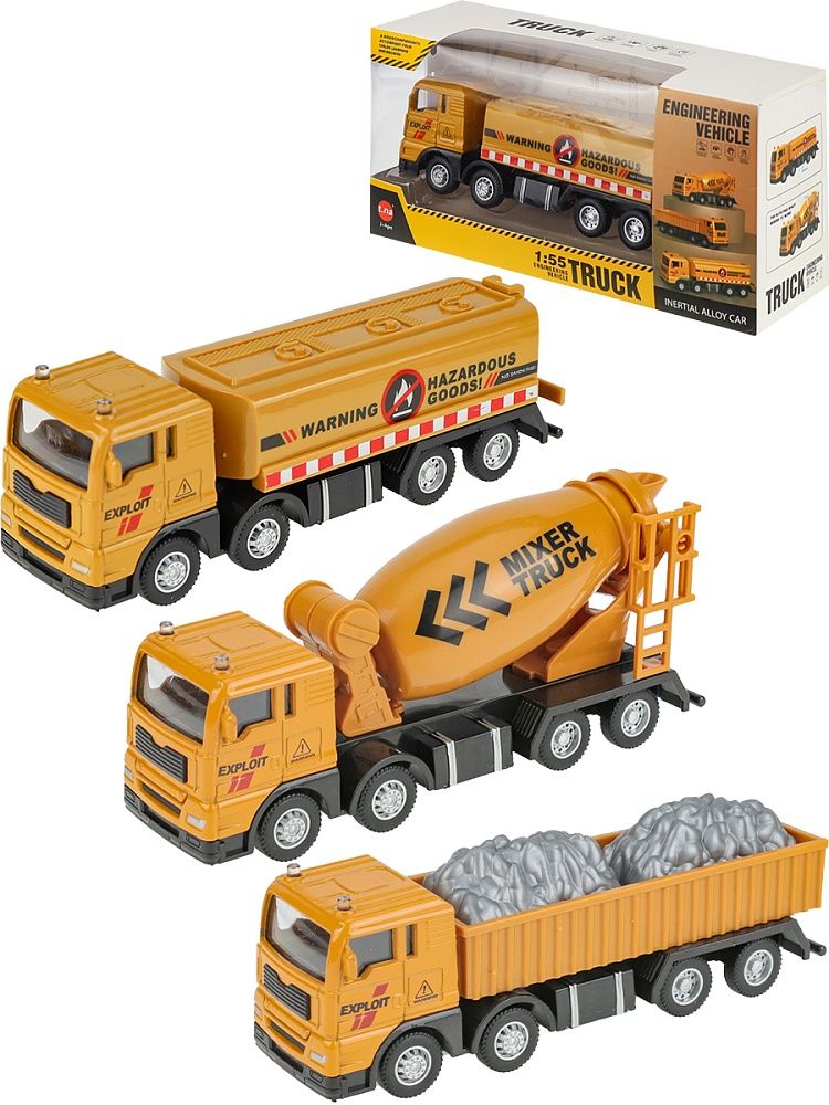 Машинка инерционная 21 см "Спецтехника"