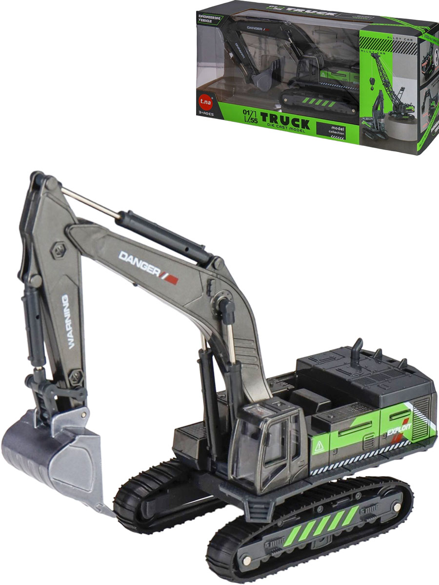 Машинка инерционная 28см "Эскаватор" в коробке