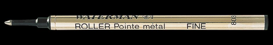 Стержень  роллер Waterman F 0.5мм черные чернила