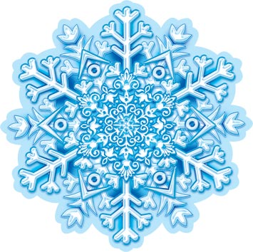 Украшение на скотче 10*10см "Снежинка"