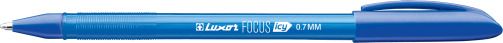 Ручка шар. LUXOR "Focus Icy " 0.7мм, синяя