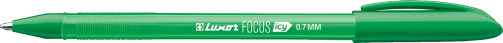 Ручка шар. LUXOR "Focus Icy " 0.7мм, зеленая
