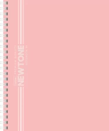 Тетрадь А5  96л кл. гребень Hatber "NEWtone PASTEL. Розовый кварц" софт-тач