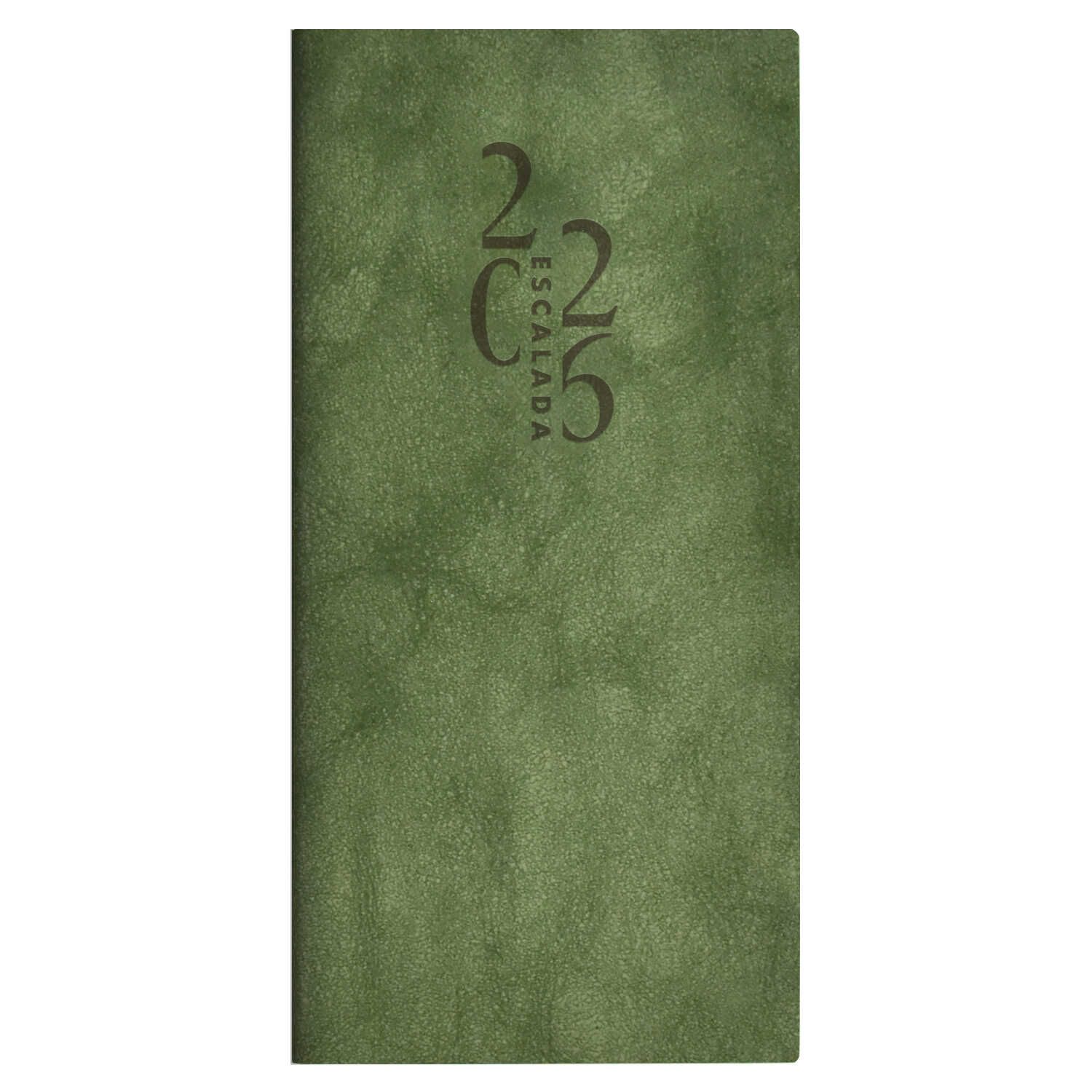 Еженедельник дат. 2026г (80*165мм) 64л., кожзам., мягк.пер. "Тиволи глосс хаки" +ПОДАРОК