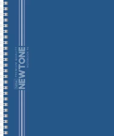 Тетрадь А5  96л кл. гребень Hatber "NEWtone PASTEL. Чернильное небо" софт-тач