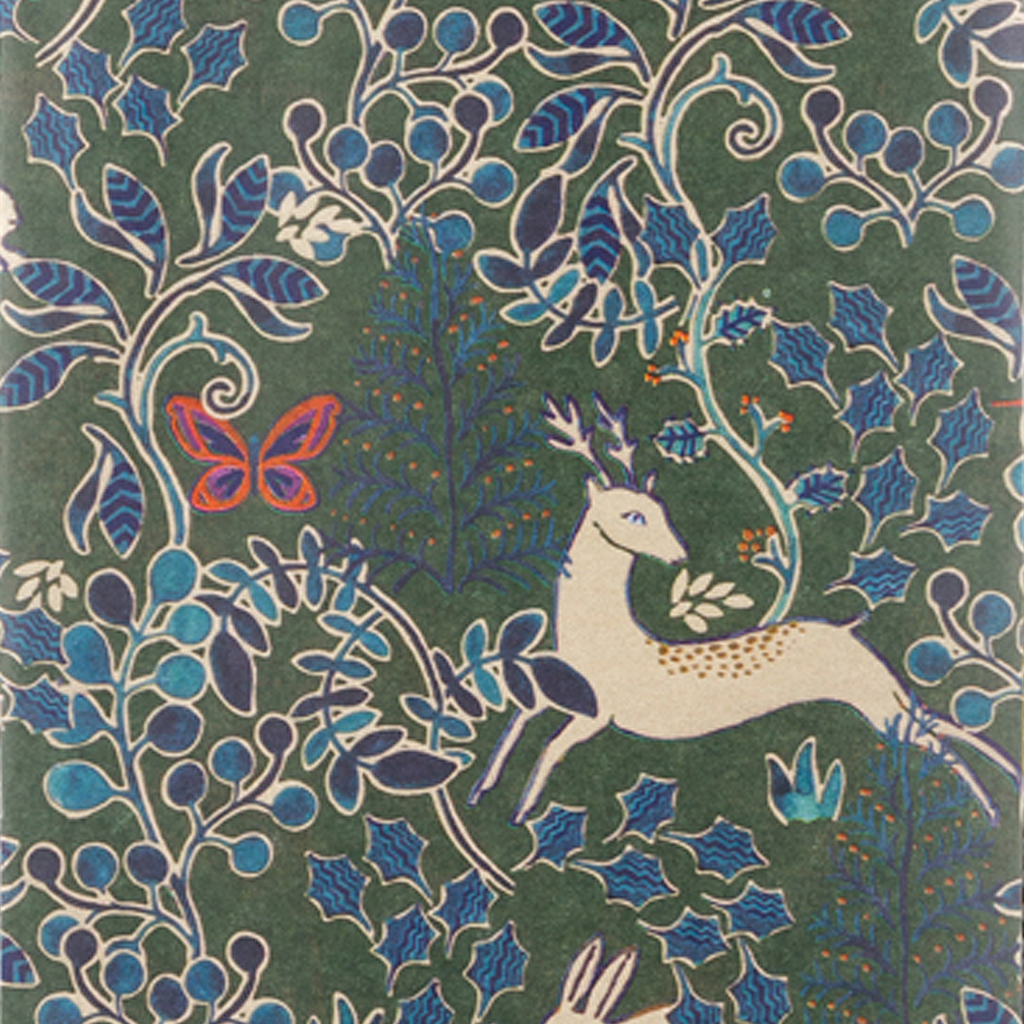 Набор ErichKrause Decor 4 листа упаковочной бумаги тишью Волшебный лес 50х70см