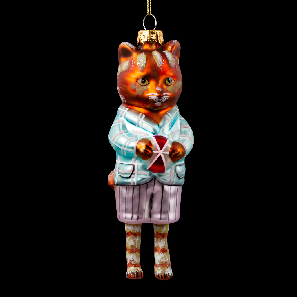 Украшение ErichKrause Decor Котенок 13см, стекло