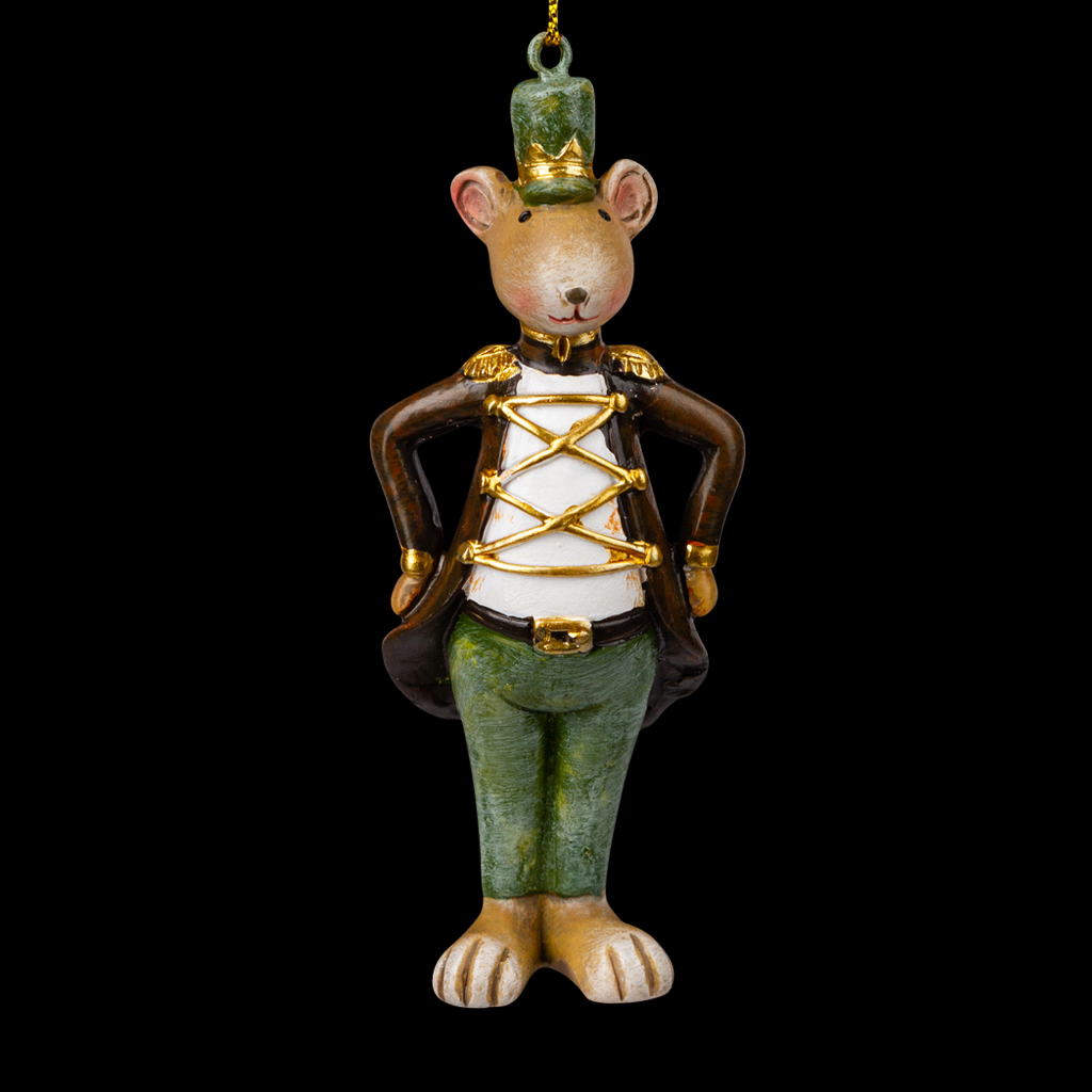 Украшение ErichKrause Decor Мышь гусар 9см