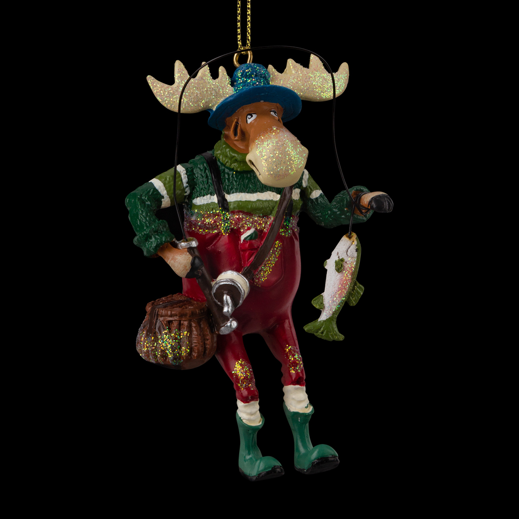 Украшение ErichKrause Decor Лось-рыбак 11см