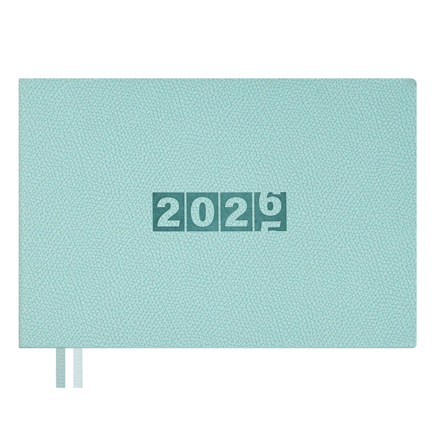 Планинг дат. 2026г 181*127мм 64л., кожзам., мягк.пер. "Джут мятный" +ПОДАРОК