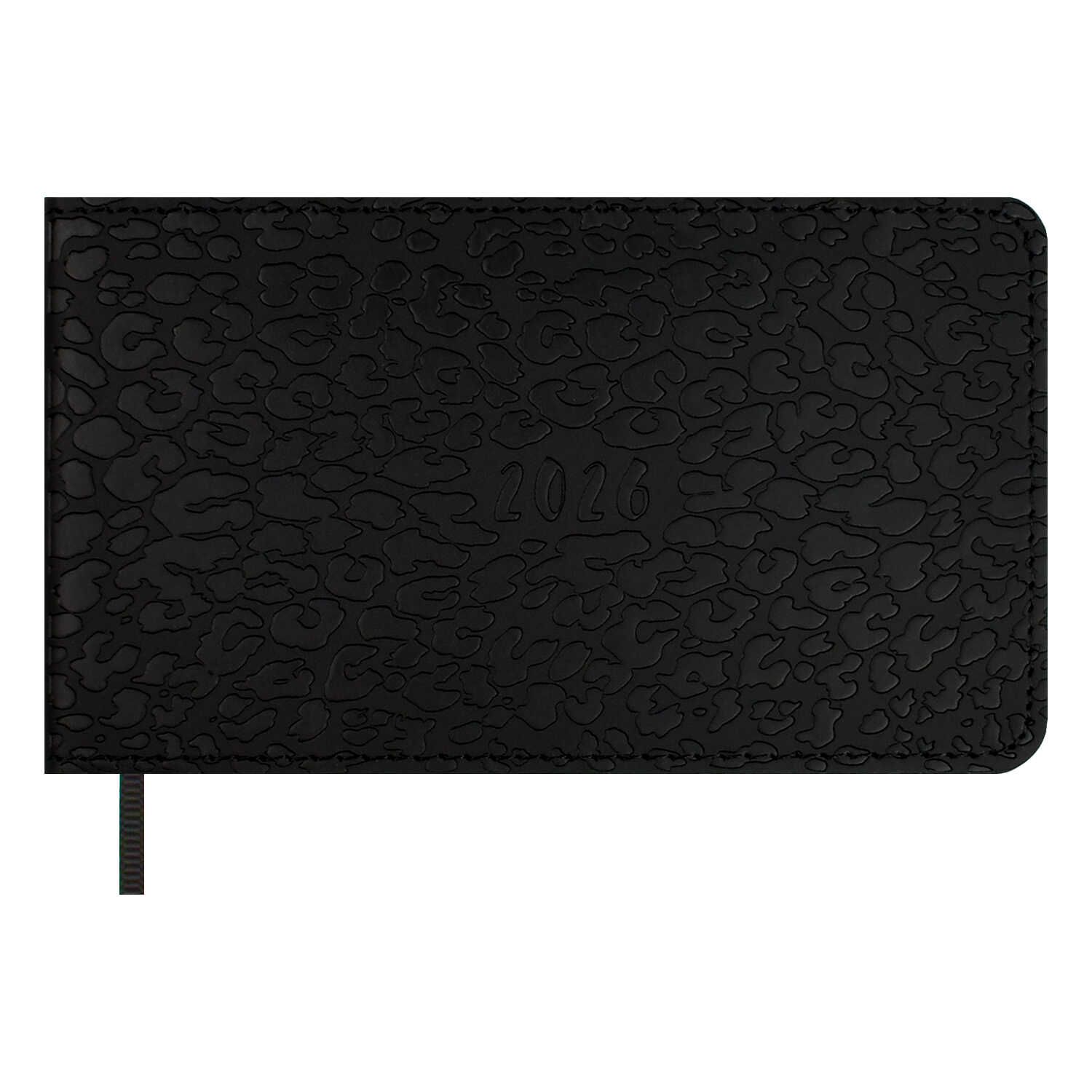 Планинг дат. 2026г 150*87мм 64л., кожзам., мягк.пер. "Виннер черный"  +ПОДАРОК