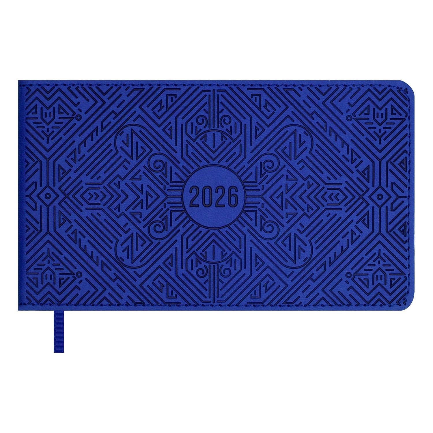 Планинг дат. 2026г 150*87мм 64л., кожзам., мягк.пер. "Виннер синий"  +ПОДАРОК