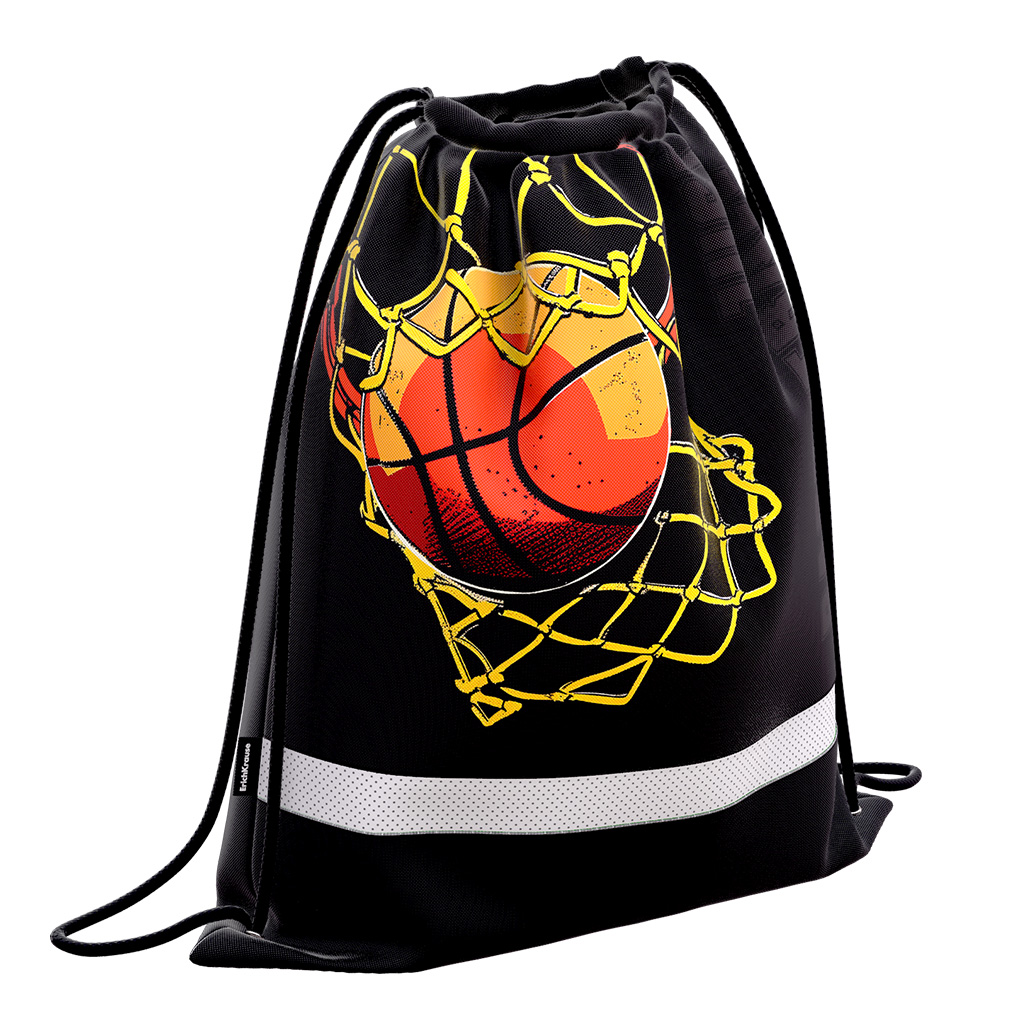 Мешок для обуви ErichKrause с вентиляцией 500x410мм Basketball