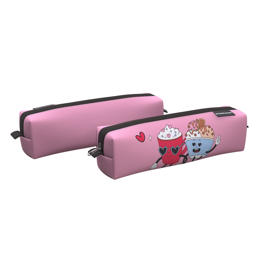 Пенал квадро mini ErichKrause 210x50x50мм Yummy