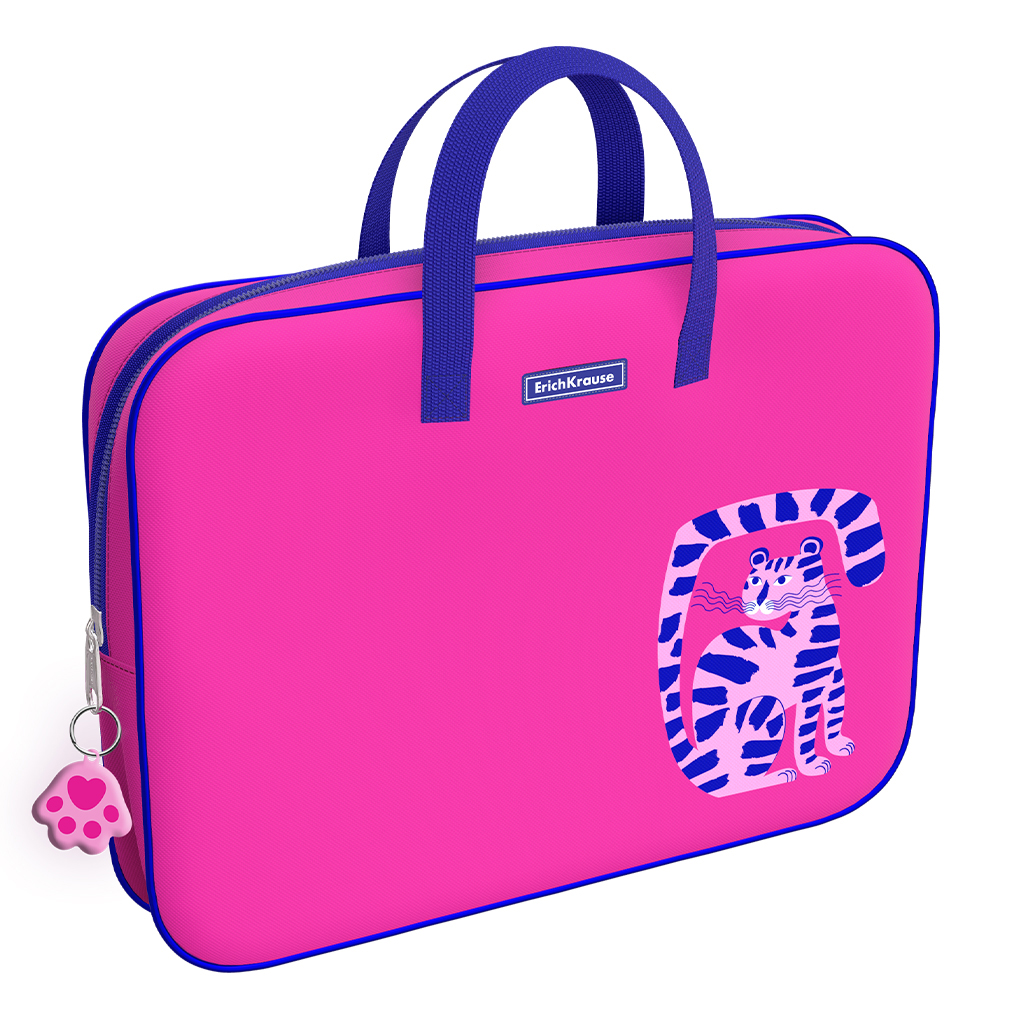 Папка текстильная на молнии ErichKrause с ручками Pinna Kotta, A4+