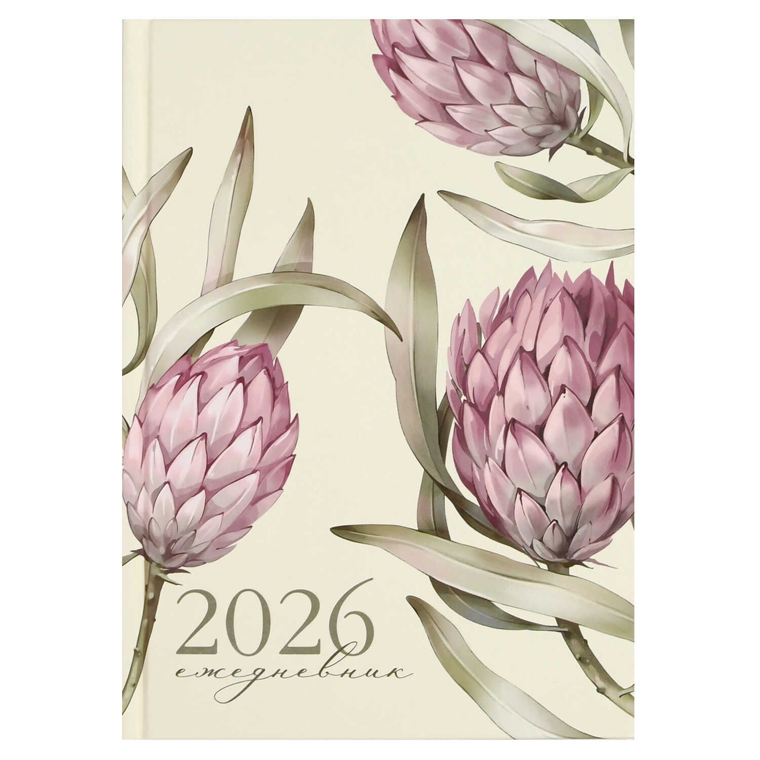 Ежедневник дат. 2026г А5 160л., 7БЦ "Протея" мат.лам., тисн.фольгой