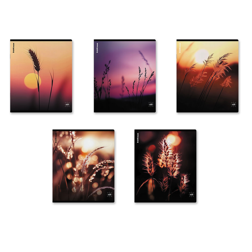 Тетрадь А5 48л кл. Erich Krause "Macro Nature", мат.лам.MIX-PACK