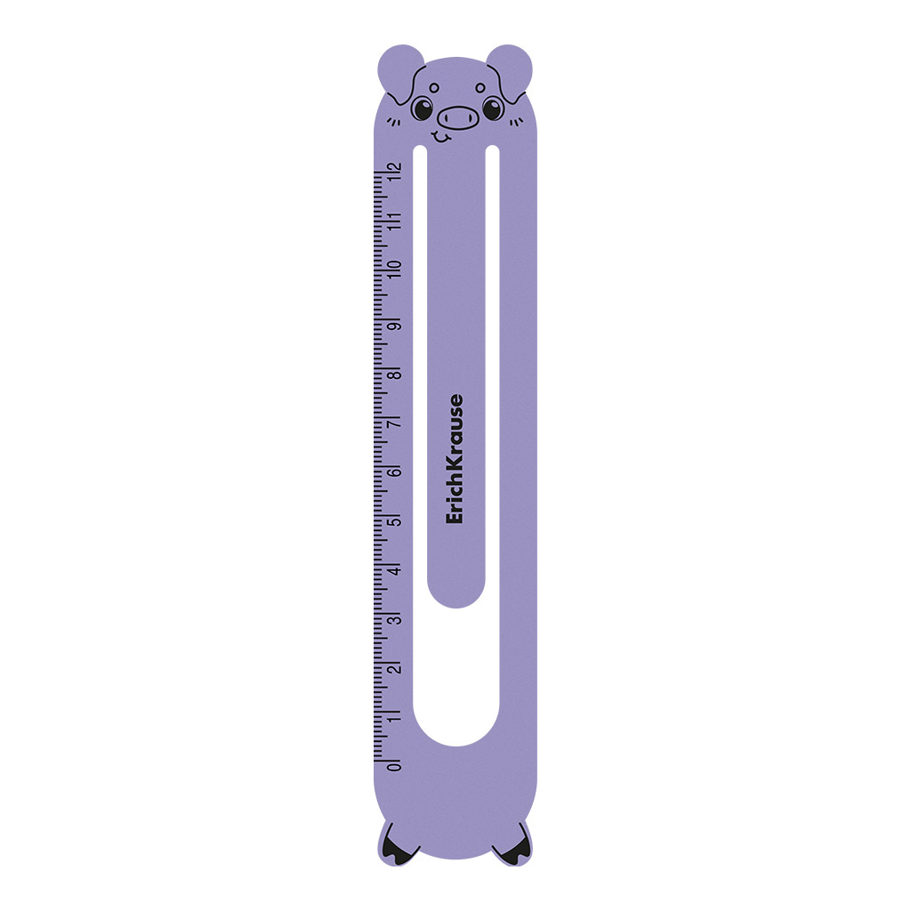 Набор из 4 закладок пластиковых ErichKrause Soft Manga, фигурные, ассорти (12 наборов в пакете)