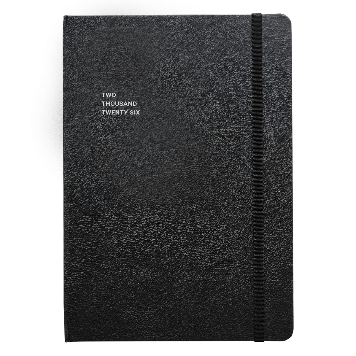 Ежедневник дат. 2026г А5 176л., балакрон, 7БЦ "Monochrome"  +ПОДАРОК