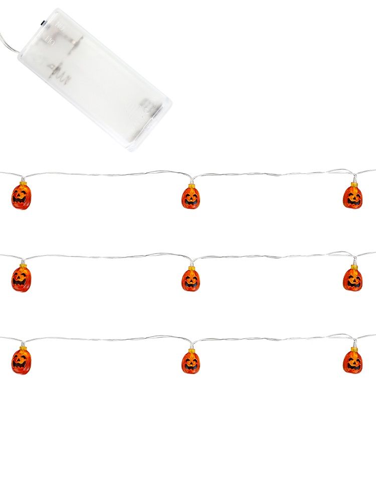 Гирлянда на батарейках с насадками  2м 10LED "Дух праздника" работает от 2AA работает от 2AA