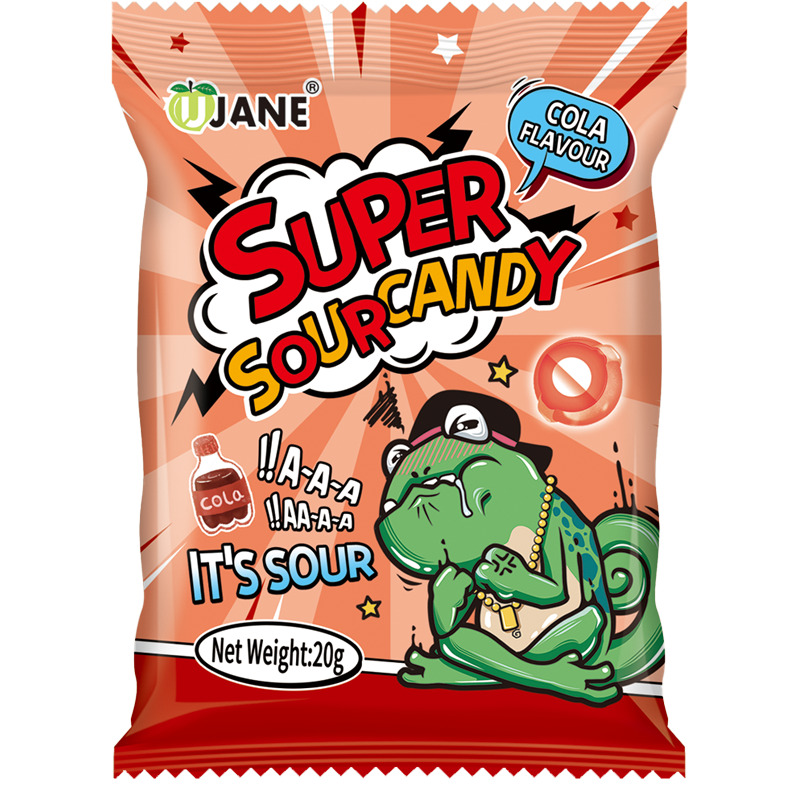 Леденцы кислые Sour Candy 20 г. ,/уп.12 шт./, кола