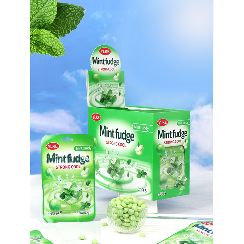Леденцы мягкие Mint Gummy 12 г. ,/уп.30 шт./, мята