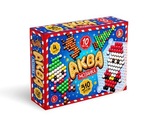 Аквамозаика "Новый год" 310 бусин 5+