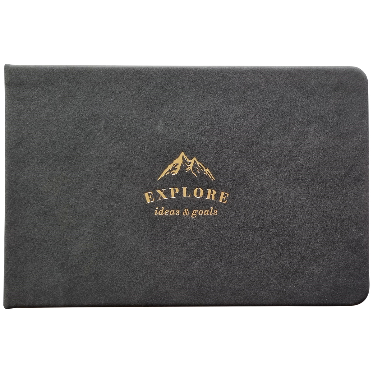 Планинг дат. 2026г А6 64л., кожзам., тв.пер. "Explore. Черный" +ПОДАРОК